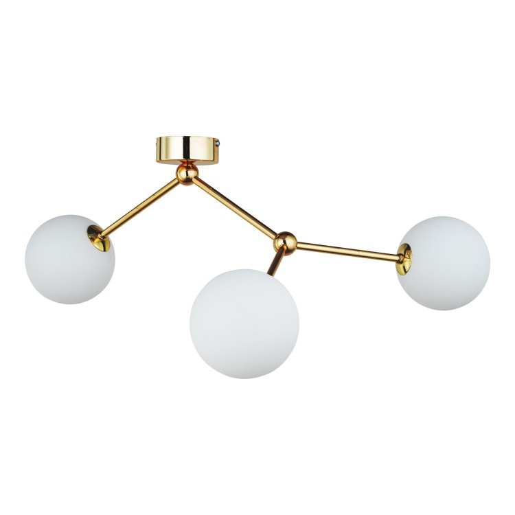 FAIRY GOLD Lampa sufitowa 3 6471 TK Lighting Złoty Biały