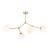 FAIRY GOLD Lampa sufitowa 4 6470 TK Lighting Złoty Biały