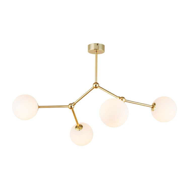 FAIRY GOLD Lampa sufitowa 4 6470 TK Lighting Złoty Biały