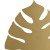 MONSTERA GOLD Kinkiet 3 G9 4665 TK Lighting Złoty Złoty