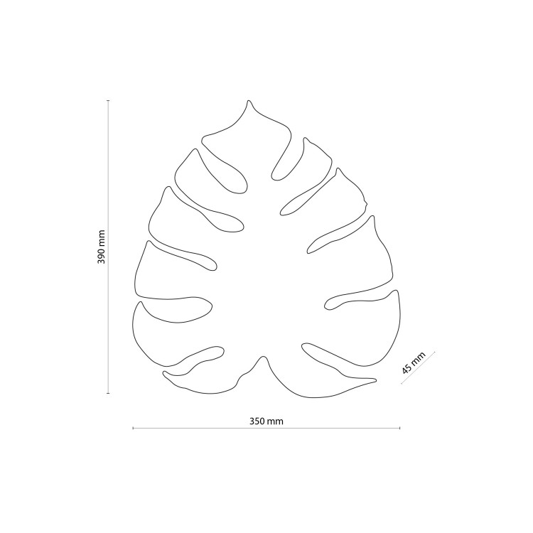 MONSTERA GOLD Kinkiet 3 G9 4665 TK Lighting Złoty Złoty
