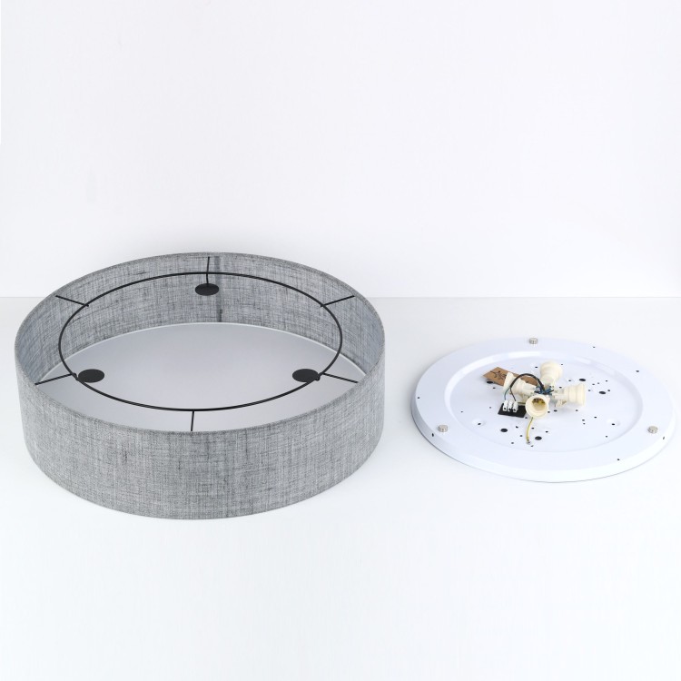 EARTH Lampa sufitowa 4 4661 TK Lighting Biały Grafitowy