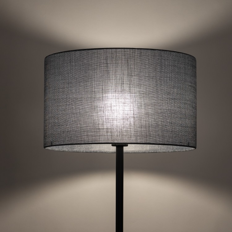 EARTH Lampa podłogowa 1 5475 TK Lighting Czarny Grafitowy
