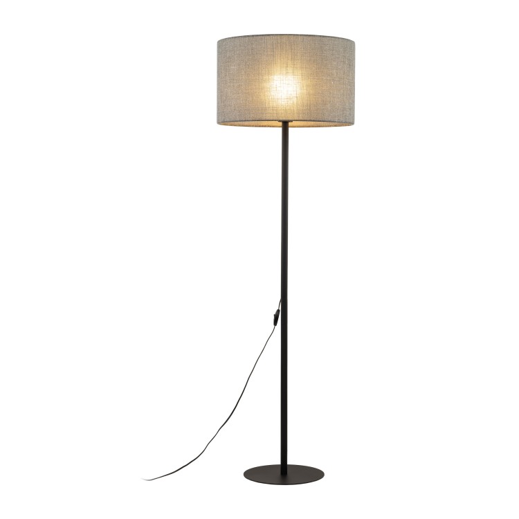EARTH Lampa podłogowa 1 5475 TK Lighting Czarny Grafitowy
