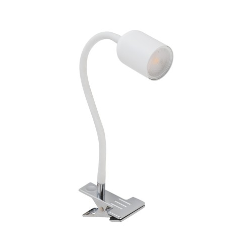 TOP WHITE Kinkiet Klips 1 4559 TK Lighting Biały Biały