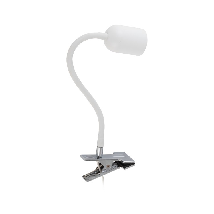 TOP WHITE Kinkiet Klips 1 4559 TK Lighting Biały Biały