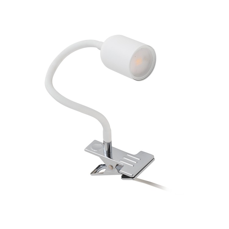 TOP WHITE Kinkiet Klips 1 4559 TK Lighting Biały Biały