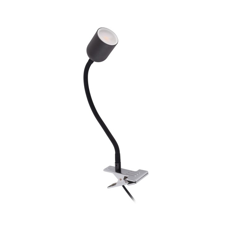 TOP BLACK Kinkiet Klips 1 4561 TK Lighting Czarny Czarny