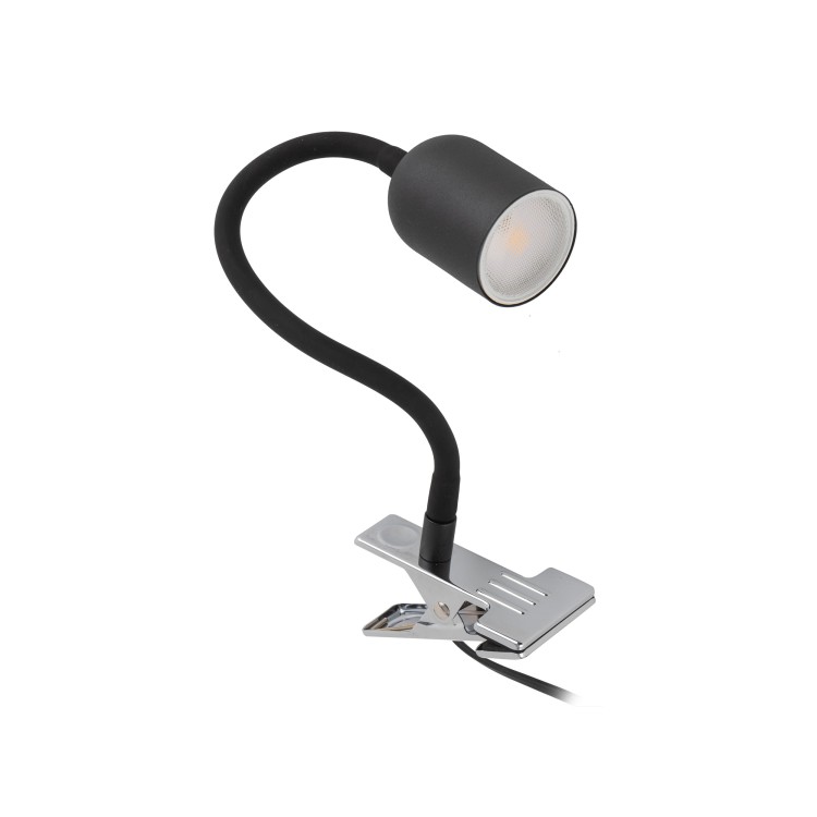 TOP BLACK Kinkiet Klips 1 4561 TK Lighting Czarny Czarny