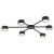 AVIA BLACK Lampa sufitowa 6 4692 TK Lighting Czarny Czarny