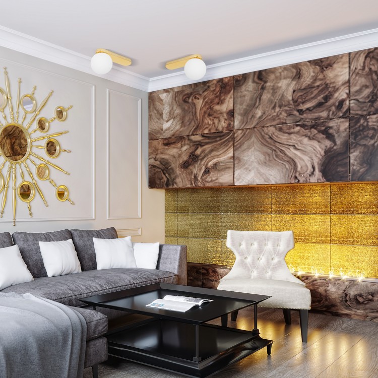 BIANCA GOLD Lampa sufitowa 1 4698 TK Lighting Złoty Biały