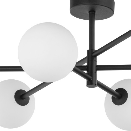 SARIUS BLACK Lampa sufitowa 6 4734 TK Lighting Czarny Biały