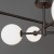 SARIUS BLACK Lampa sufitowa 6 4734 TK Lighting Czarny Biały