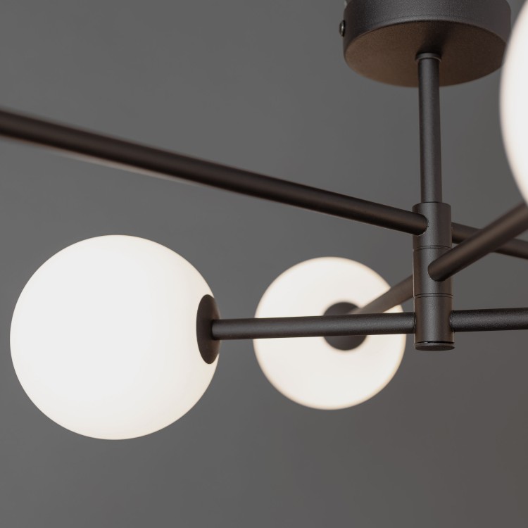 SARIUS BLACK Lampa sufitowa 6 4734 TK Lighting Czarny Biały