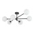 SARIUS BLACK Lampa sufitowa 6 4734 TK Lighting Czarny Biały