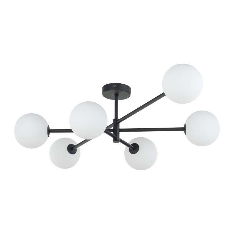 SARIUS BLACK Lampa sufitowa 6 4734 TK Lighting Czarny Biały