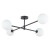SARIUS BLACK Lampa sufitowa 4 4735 TK Lighting Czarny Biały