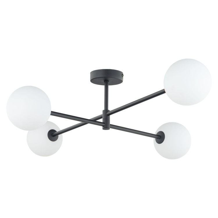 SARIUS BLACK Lampa sufitowa 4 4735 TK Lighting Czarny Biały