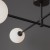 SARIUS BLACK Lampa sufitowa 4 4735 TK Lighting Czarny Biały
