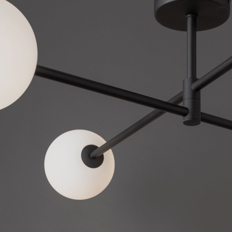 SARIUS BLACK Lampa sufitowa 4 4735 TK Lighting Czarny Biały