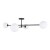 SARIUS BLACK Lampa sufitowa 4 4735 TK Lighting Czarny Biały