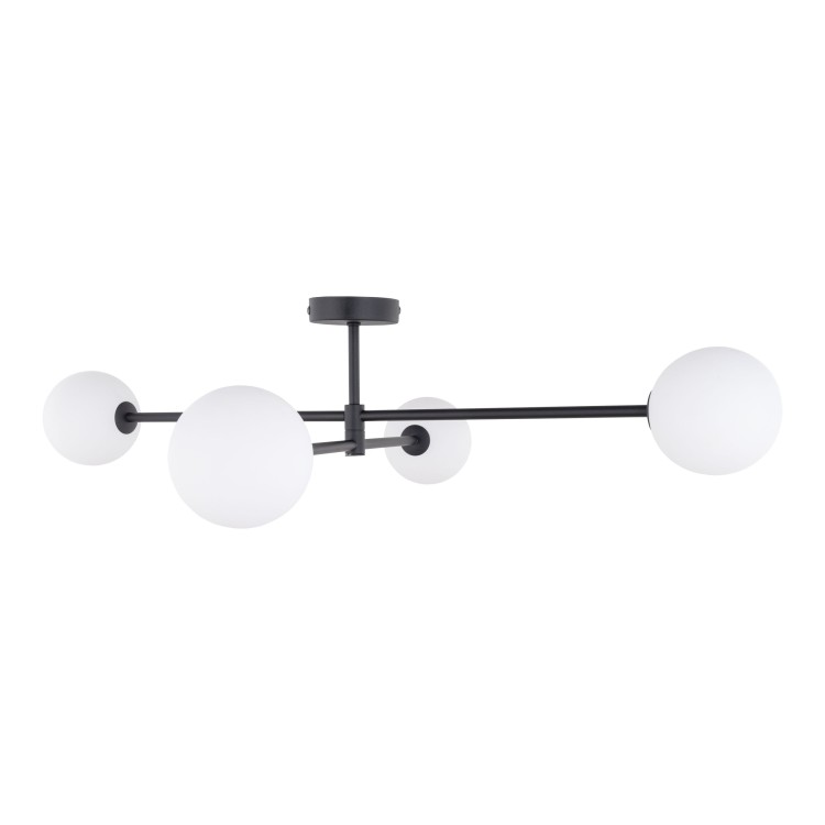 SARIUS BLACK Lampa sufitowa 4 4735 TK Lighting Czarny Biały