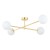 SARIUS GOLD Lampa sufitowa 4 4738 TK Lighting Złoty Biały