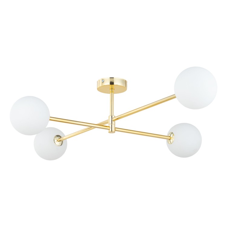 SARIUS GOLD Lampa sufitowa 4 4738 TK Lighting Złoty Biały