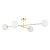 SARIUS GOLD Lampa sufitowa 4 4738 TK Lighting Złoty Biały