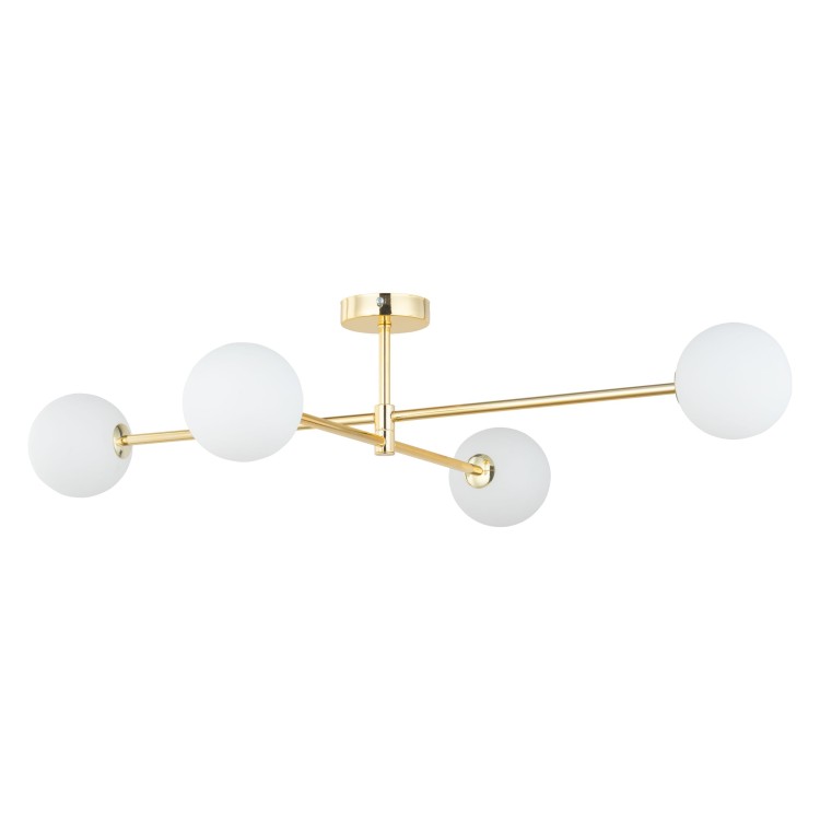 SARIUS GOLD Lampa sufitowa 4 4738 TK Lighting Złoty Biały