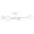 SARIUS GOLD Lampa sufitowa 4 4738 TK Lighting Złoty Biały