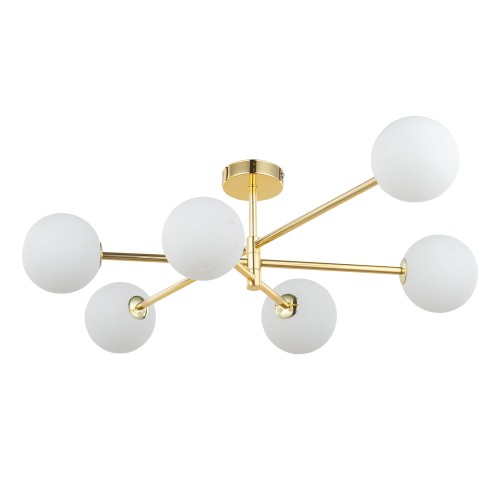 SARIUS GOLD Lampa sufitowa 6 4739 TK Lighting Złoty Biały