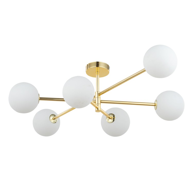 SARIUS GOLD Lampa sufitowa 6 4739 TK Lighting Złoty Biały