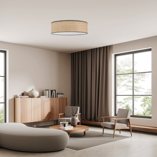 LIBERIA Lampa sufitowa 4 600 4729 TK Lighting Biały Beżowy