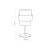 CALISTO NEW Lampka nocna 1 4705 TK Lighting Czarny Złoty, Czarny