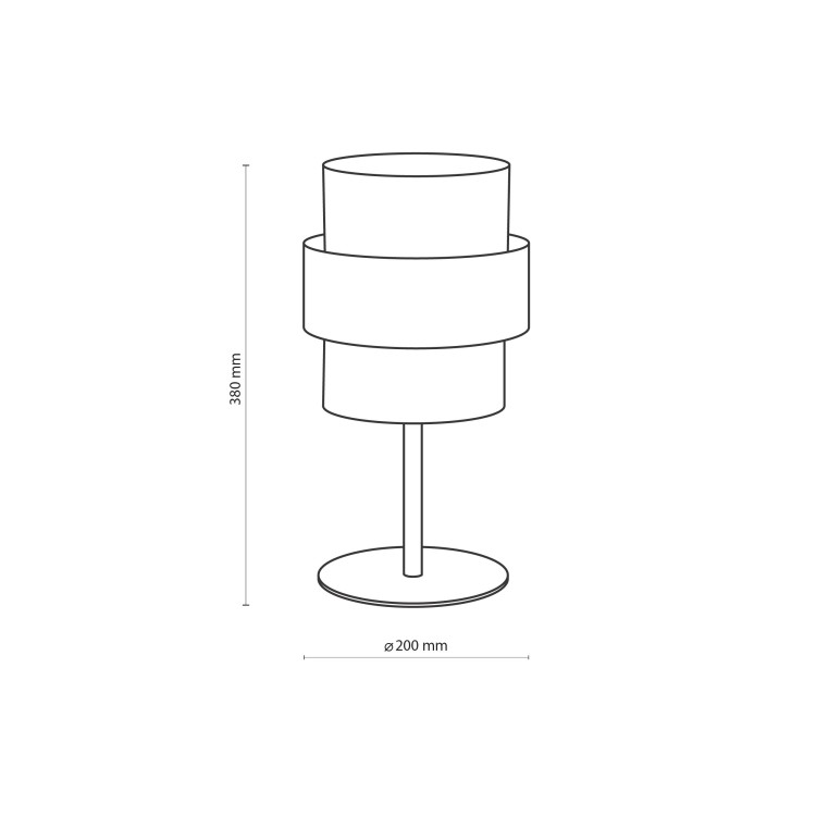 CALISTO NEW Lampka nocna 1 4705 TK Lighting Czarny Złoty, Czarny