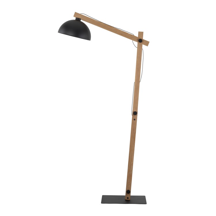 OSLO BLACK Lampa podłogowa 1 5582 TK Lighting Sosna, Czarny Czarny