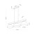 OSLO BLACK Lampa wisząca 3 4710 TK Lighting Sosna, Czarny Czarny