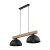 OSLO BLACK Lampa wisząca 2 4711 TK Lighting Sosna, Czarny Czarny