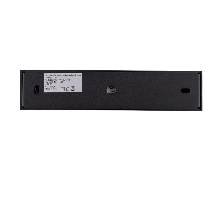 Oprawa liniowa Lampa spot punktowa MIDI LED BLACK 10058 NOWODVORSKI Lighting 20W 4000K Loft nowoczesna sufitowa oświetlenie z soczewkami nie oślepia nie oślepiająca barwa dzienna neutralna natynkowa czarna Inspiracje Premium