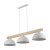 OSLO WHITE Lampa wisząca 3 4712 TK Lighting Biały, Sosna Biały