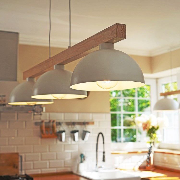 OSLO WHITE Lampa wisząca 3 4712 TK Lighting Biały, Sosna Biały