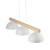 OSLO WHITE Lampa wisząca 3 4712 TK Lighting Biały, Sosna Biały