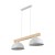 OSLO WHITE Lampa wisząca 2 4713 TK Lighting Biały, Sosna Biały