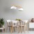 OSLO WHITE Lampa wisząca 2 4713 TK Lighting Biały, Sosna Biały