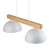 OSLO WHITE Lampa wisząca 2 4713 TK Lighting Biały, Sosna Biały