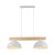 OSLO WHITE Lampa wisząca 2 4713 TK Lighting Biały, Sosna Biały