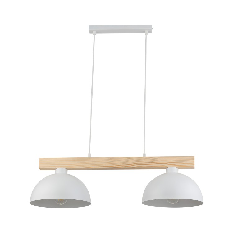 OSLO WHITE Lampa wisząca 2 4713 TK Lighting Biały, Sosna Biały