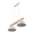 OSLO WHITE Lampa wisząca 2 4713 TK Lighting Biały, Sosna Biały