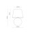 SANTANA ECRU Lampka nocna 1 5591 TK Lighting Ecru